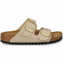 SANDALIA 2 HEBILLAS BEIGE