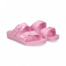 Sandalia 2 Hebillas Goma Rosa  BIRKENSTOCK