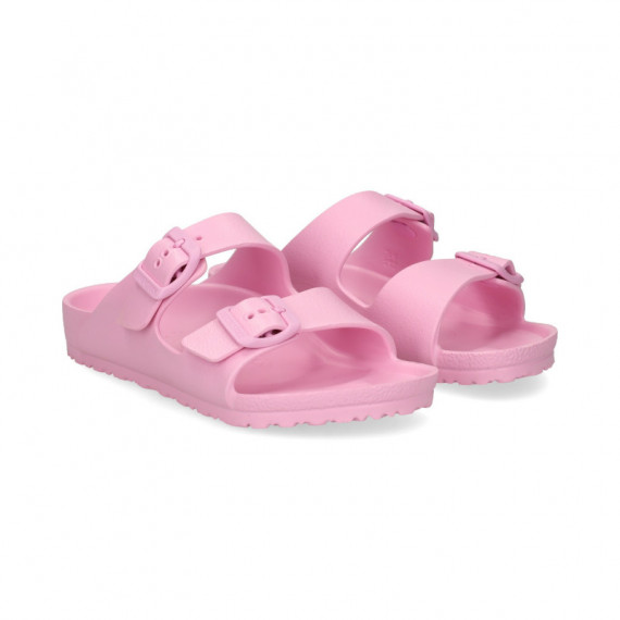 Sandalia 2 Hebillas Goma Rosa  BIRKENSTOCK