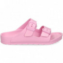 Sandalia 2 Hebillas Goma Rosa  BIRKENSTOCK
