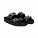 2 HEBILLAS TACHUELAS PIEL NEGRO