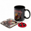Pack Taza con Llavero Deadpool  PYRAMID