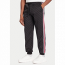 Jogger Guess Parimo estampado negro PB
