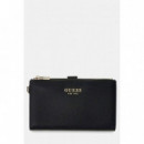 AMORETTE SLG DBL ZIP ORGANIZER BLACK