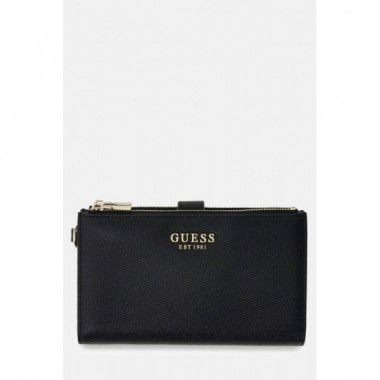 AMORETTE SLG DBL ZIP ORGANIZER BLACK