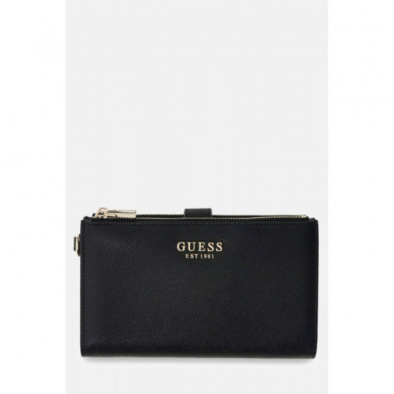 AMORETTE SLG DBL ZIP ORGANIZER BLACK