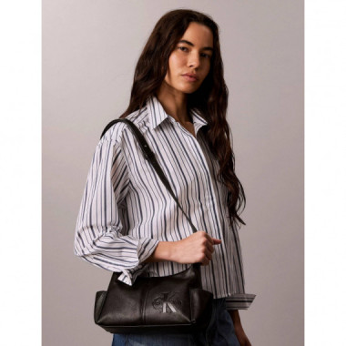POCKETS MONOLOGO CROSSBODY BLACK