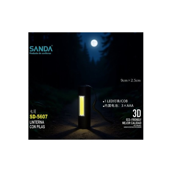 SANDA Linterna Led SD-5607