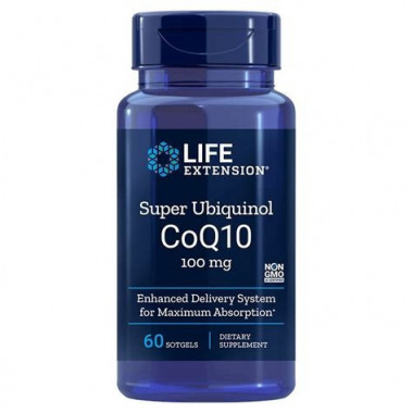 SUPER UBIQUINOL COQ10 100 MG 60 CAPSULAS LIFE EXTENSION