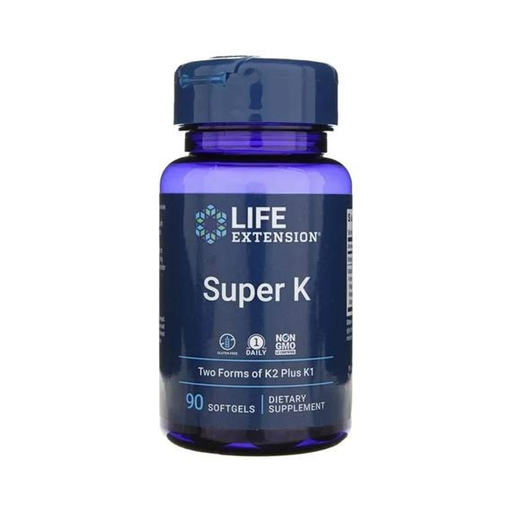 SUPER K 90 PERLAS LIFE EXTENSION