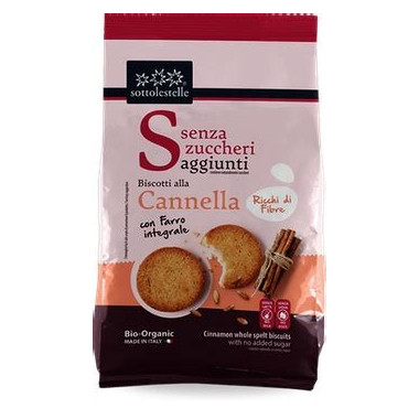 GALLETAS SIN AZUCAR ESPELTA CANELA SOTTOESTELLE