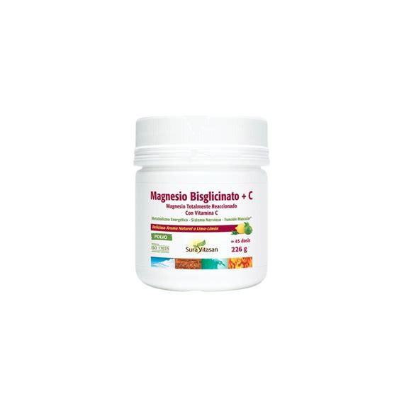 BISGLICINATO DE MAGNESIO + VITAMINA C 226G SURAVITASAN POLVO