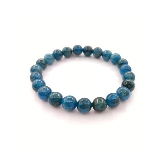 PULSERA MINERAL APATITA BUDA AZUL