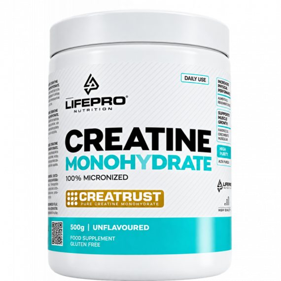 Creatine Monohydrate Creatrust® - Life Pro - 500G