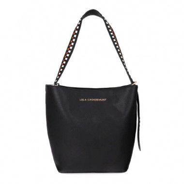 BOLSO Shopper asa trenzada tricolor