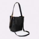 BOLSO Shopper asa trenzada tricolor