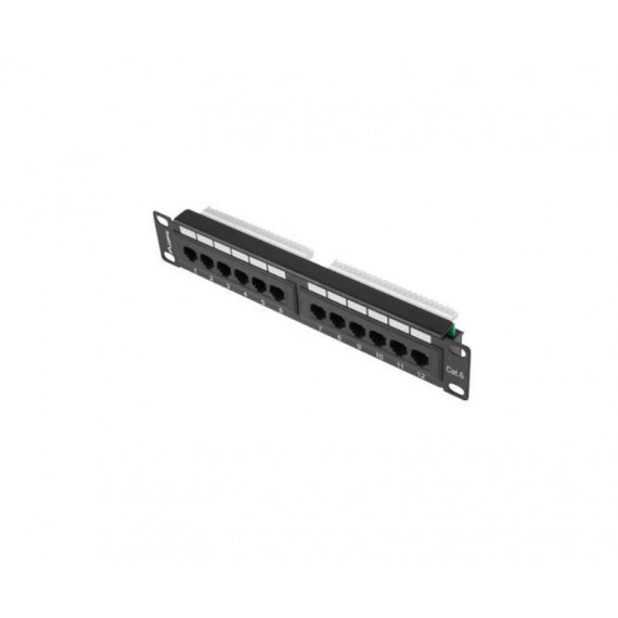 LANBERG Patch Panel 10 CAT6 12 Puertos