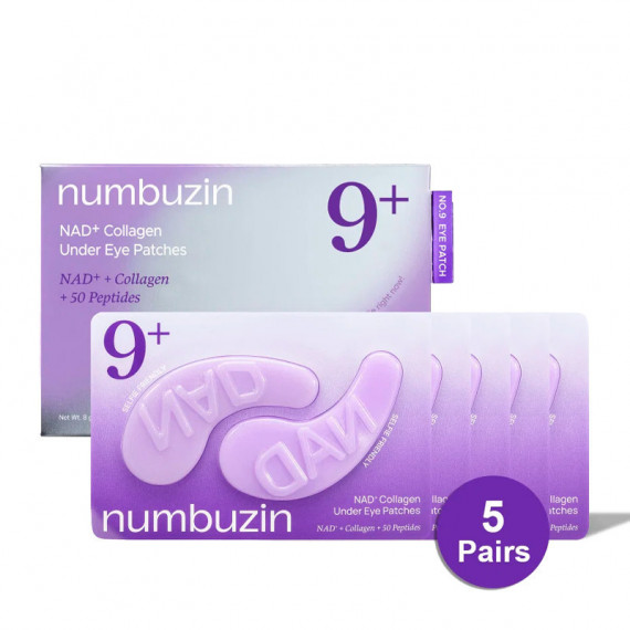 No.9 NAD+ Collagen Under Eye Patches
Parches Antiedad  Contorno De Ojos