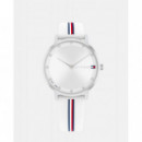 RELOJ C/SILICONA BLANCO