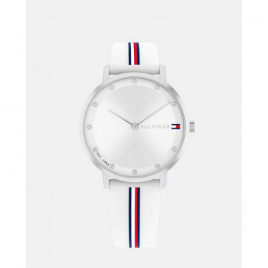RELOJ C/SILICONA BLANCO