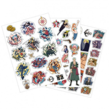 Set de pegatinas de One Piece