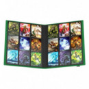 Archivador Binder álbum Verde 18-POCKET Xenoskin  ULTIMATE GUARD