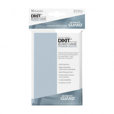 Fundas Premium Tama&ntilde;o Dixit Transparentes 90 Unidades  ULTIMATE GUARD