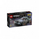 LEGO Regreso al futuro DeLorean con Doc y Marty