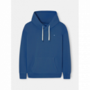 Sudadera Silbon capucha hangout azul