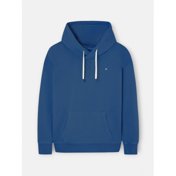Sudadera Silbon capucha hangout azul