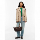 POPETTE EAST WEST TOTE FONDANT BROWN