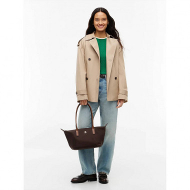 POPETTE EAST WEST TOTE FONDANT BROWN