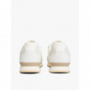 T HILFIGER CORE MIX RUNNER ECRU