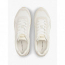 T HILFIGER CORE MIX RUNNER ECRU