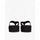 TH MONO WEDGE SUMMER SANDAL BLACK