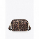 BASIC ANIMAL PRINT SHOULDER BAG BLACK-BR