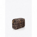 BASIC ANIMAL PRINT SHOULDER BAG BLACK-BR
