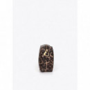 BASIC ANIMAL PRINT SHOULDER BAG BLACK-BR
