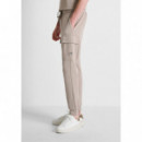 TROUSERS CARGO  MASTICE FA150168