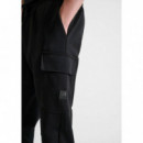 TROUSERS CARGO  NERO FA150168