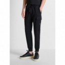 TROUSERS CARGO  NERO FA150168