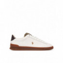 HRT CRT III-SNEAKERS-LOW TOP LACE WHT/BR
