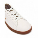HRT CRT III-SNEAKERS-LOW TOP LACE WHT/BR
