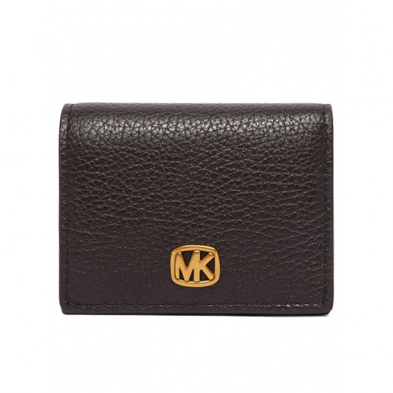Sm Compact Wallet Chocolate  MICHAEL KORS