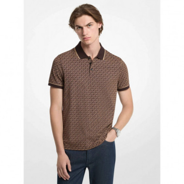 Mk Sig Gramercy Polo Chocolate  MICHAEL KORS