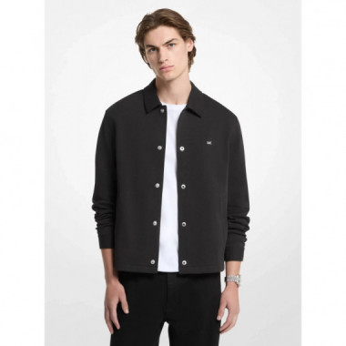 Dbl Knit Coaches Jacket Black  MICHAEL KORS