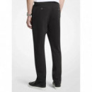 DBL KNIT TRACK PANT  BLACK