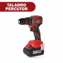 Pack de 5 Herramientas + Carro 20V Only One AICER (2X 2+4AH)