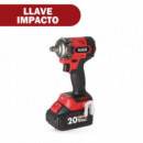Pack de 5 Herramientas + Carro 20V Only One AICER (2X 2+4AH)