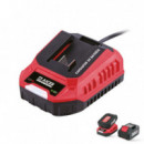 Pack de 5 Herramientas + Carro 20V Only One AICER (2X 2+4AH)